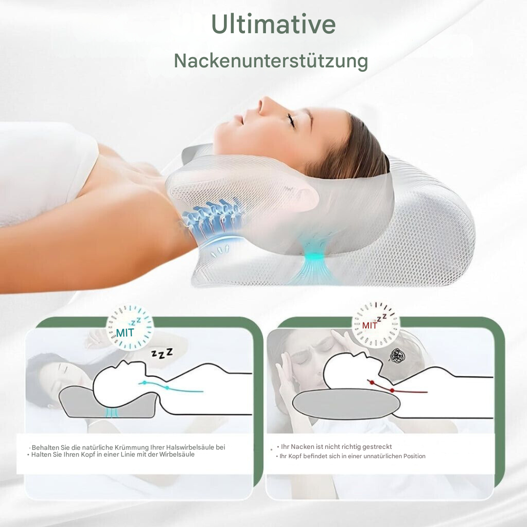 RelaxNeck Ergonomic Memory Foam Pillow – Support for Neck and Back | Kalsten