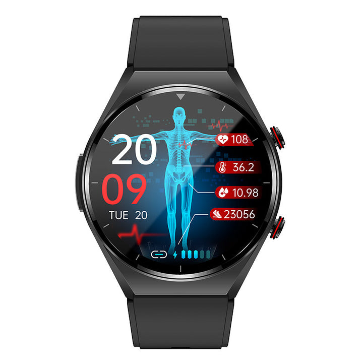 Kalsten | One-Click Blood Sugar|Blood Glucose Blood Pressure ECG|ECG HRV Heart Rate Monitor Health Smart Watch