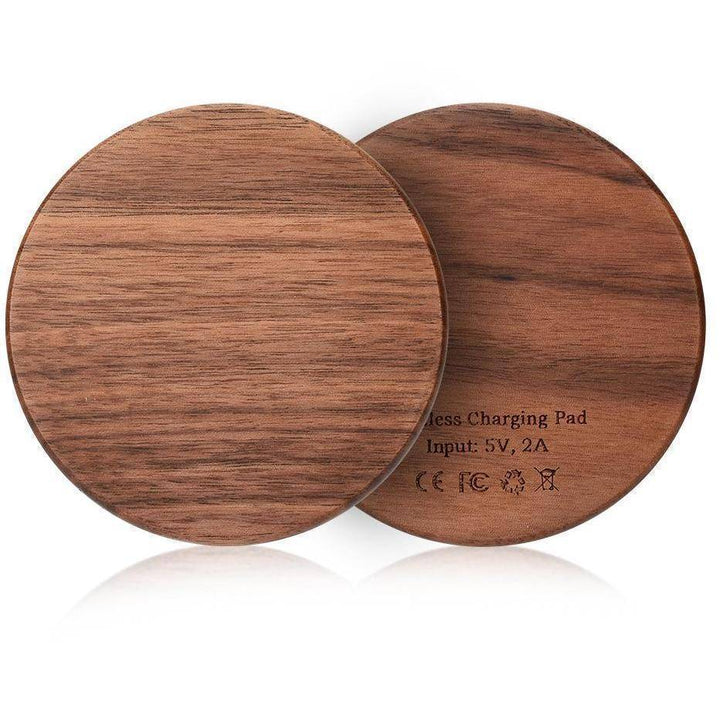 Eco Bamboo Qi Fast Charger with Overheat Protection