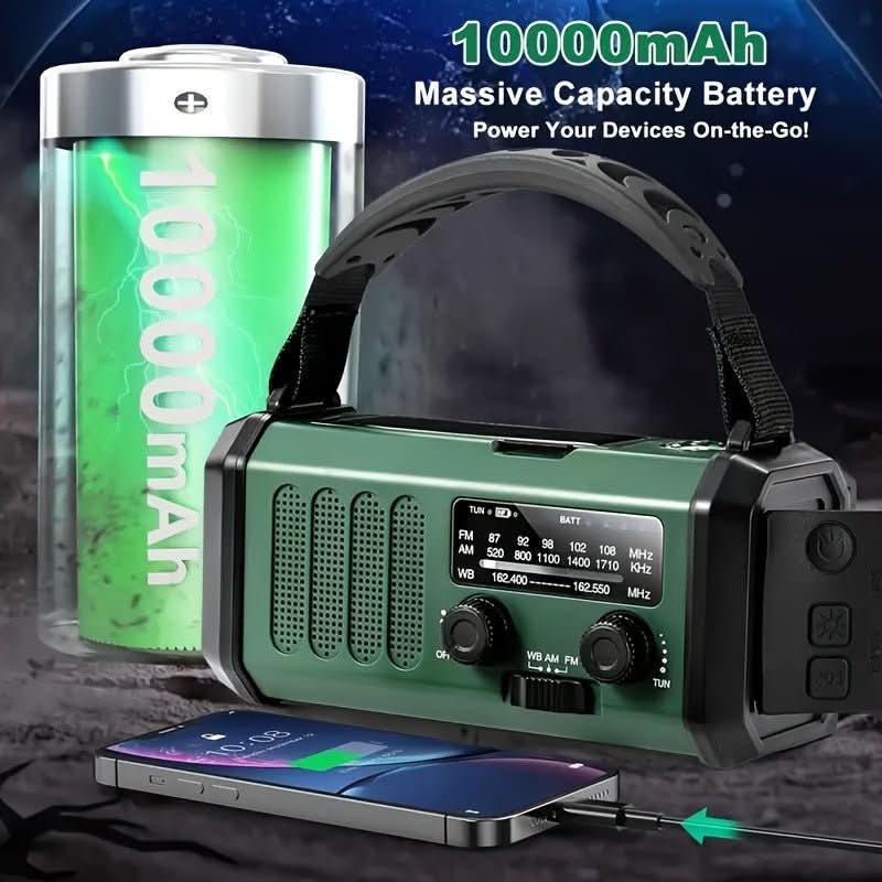 Kalsten | All-in-one emergency radio with torch and USB charging function