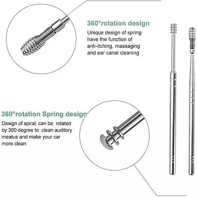 Kalsten | Stainless Steel Ear Cleaning Set – For Safe & Thorough Cleaning