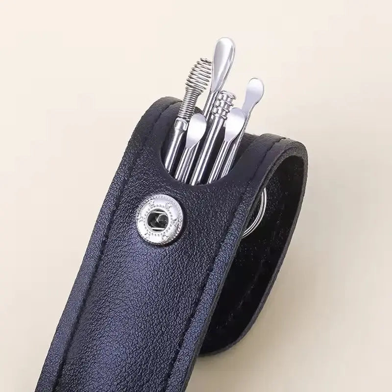 Stainless Steel Ear Cleaner Set 6-piece for Ear Care | Kalsten