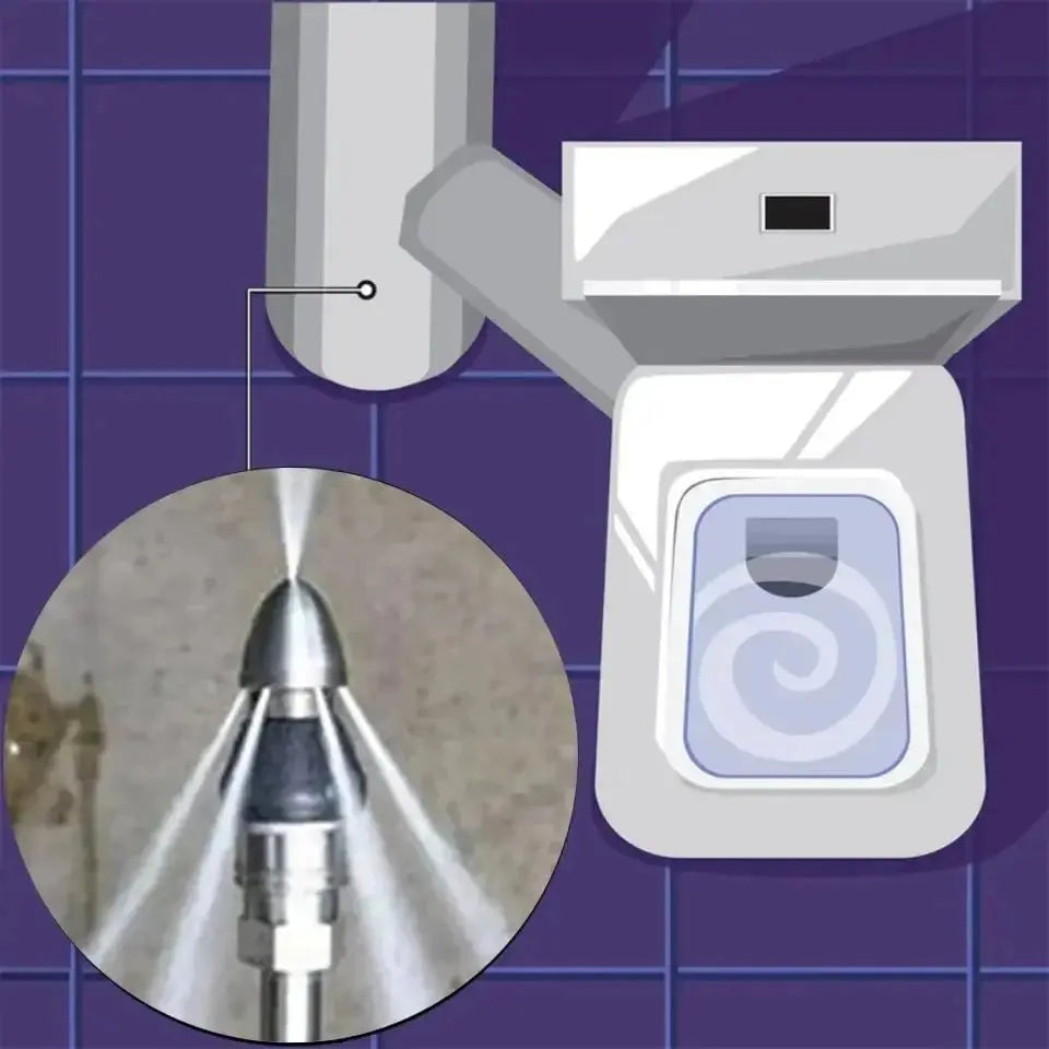 Kalsten | Stainless Steel Pipe Cleaning Nozzle with High Pressure Water Jets