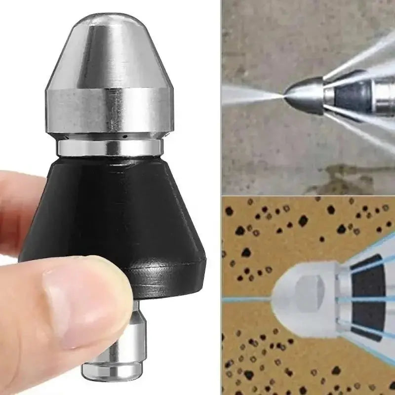 Kalsten | Stainless Steel Pipe Cleaning Nozzle with High Pressure Water Jets