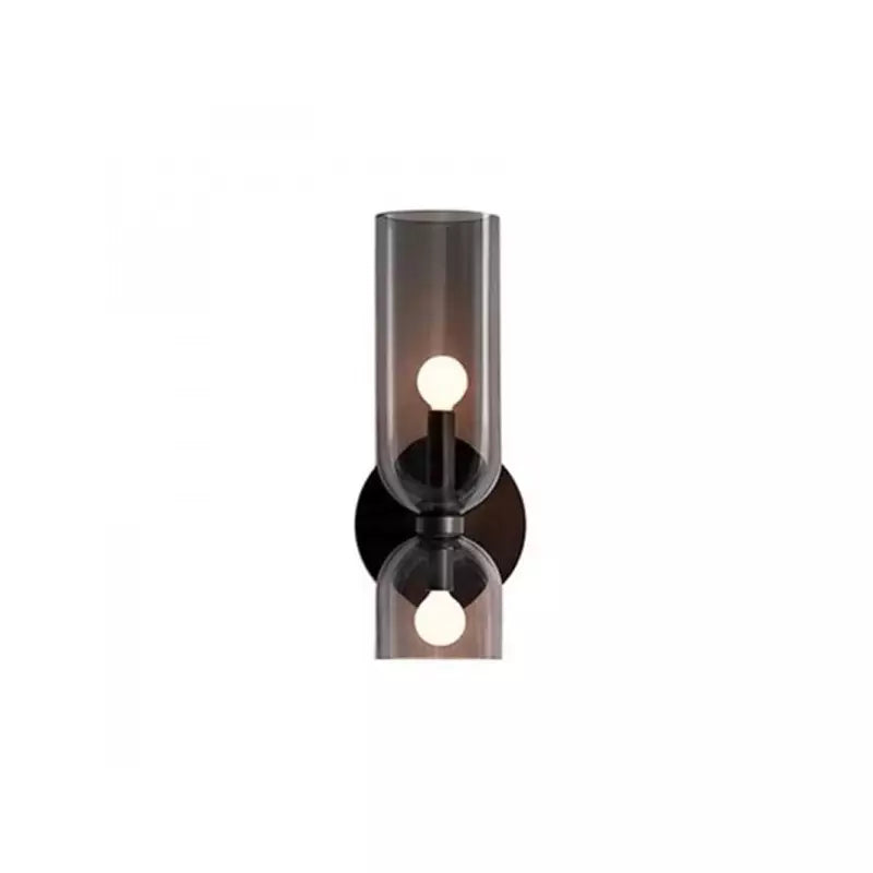 Kalsten | Glass Wall Light With Double Lamp Design
