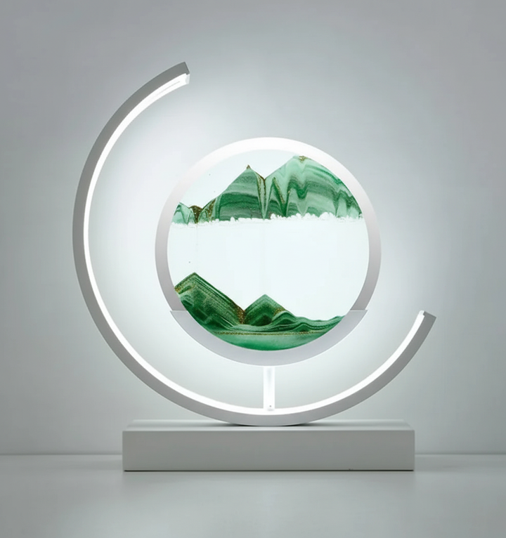 DuneGlow Table Lamp – Handmade Mood Lamp with Soothing Light and Modern Design | Kalsten