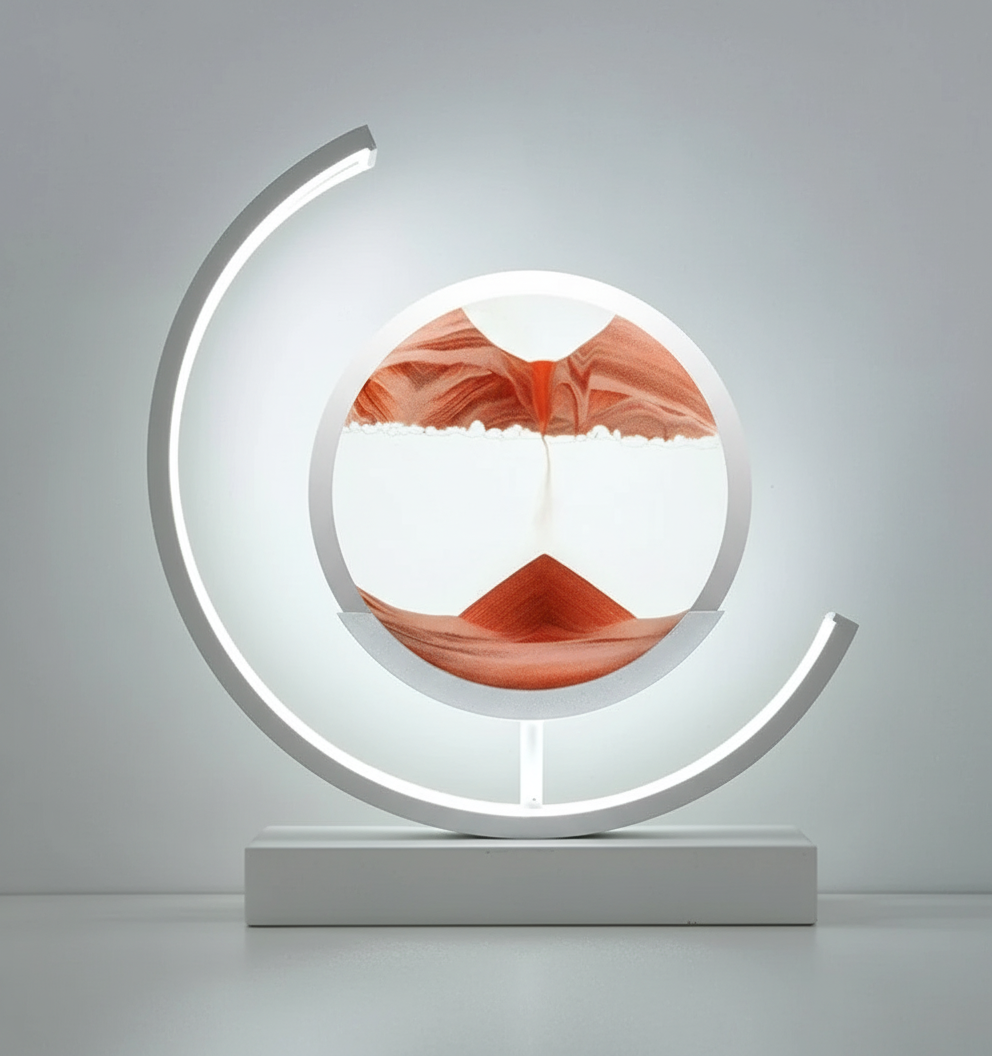 DuneGlow Table Lamp – Handmade Mood Lamp with Soothing Light and Modern Design | Kalsten
