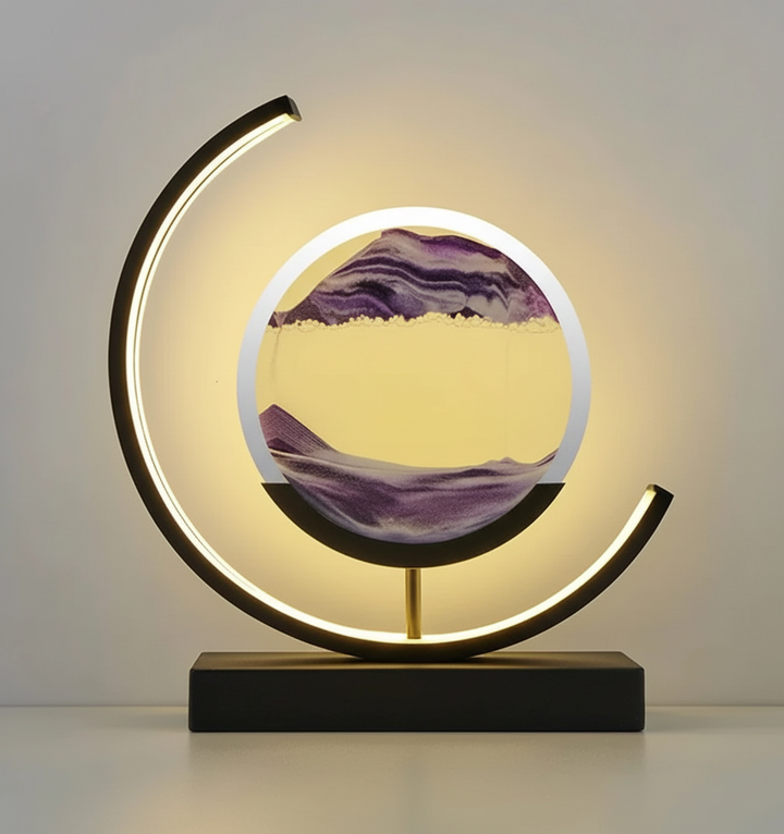 DuneGlow Table Lamp – Handmade Mood Lamp with Soothing Light and Modern Design | Kalsten