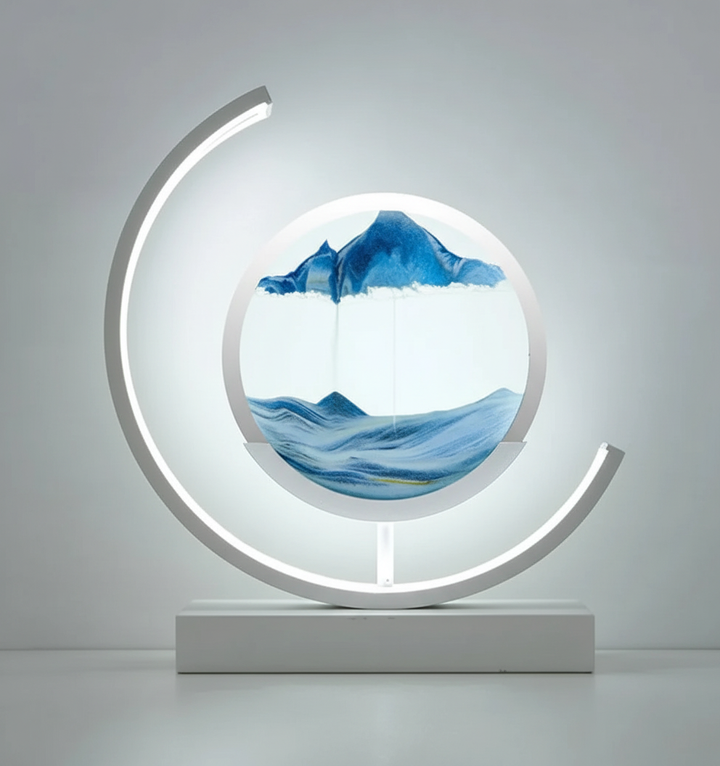 DuneGlow Table Lamp – Handmade Mood Lamp with Soothing Light and Modern Design | Kalsten