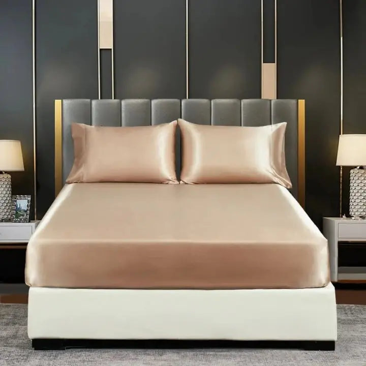 Kalsten | Ice Silk Bed Sheet – Cool & breathable bedding set
