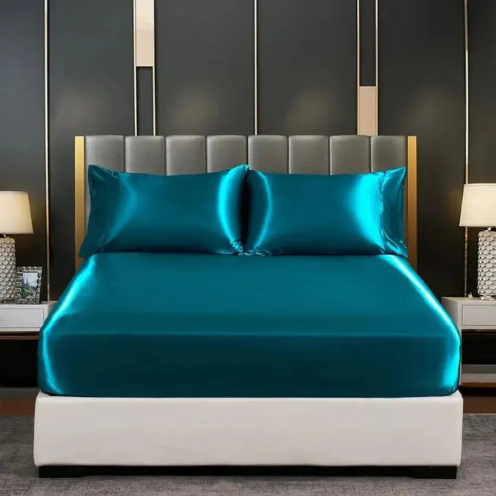 Kalsten | Ice Silk Bed Sheet – Cool & breathable bedding set