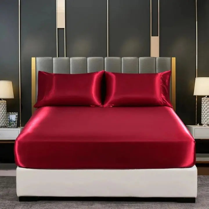 Kalsten | Ice Silk Bed Sheet – Cool & breathable bedding set
