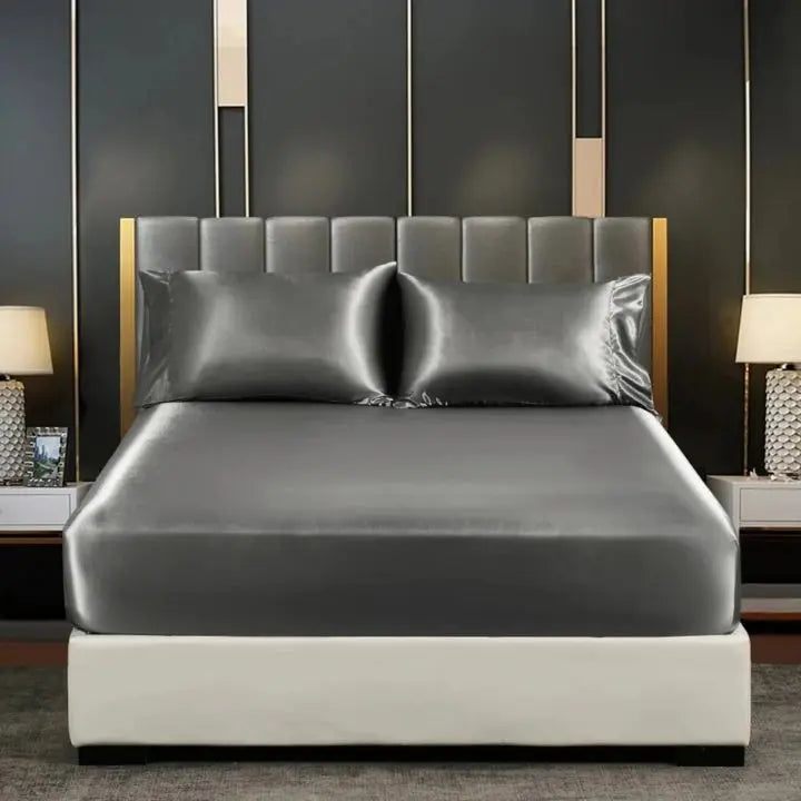 Kalsten | Ice Silk Bed Sheet – Cool & breathable bedding set