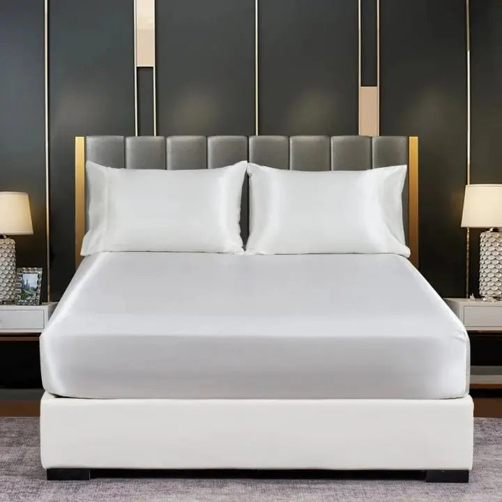 Kalsten | Ice Silk Bed Sheet – Cool & breathable bedding set
