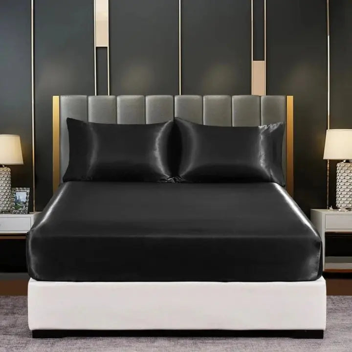 Kalsten | Ice Silk Bed Sheet – Cool & breathable bedding set