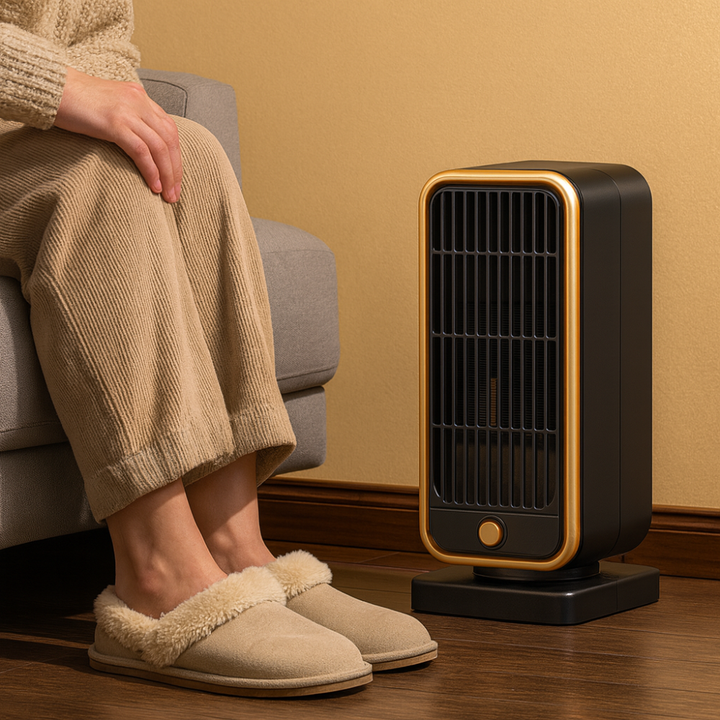 Quiet Portable Ceramic Space Heater with Tip Over Protection Kalsten