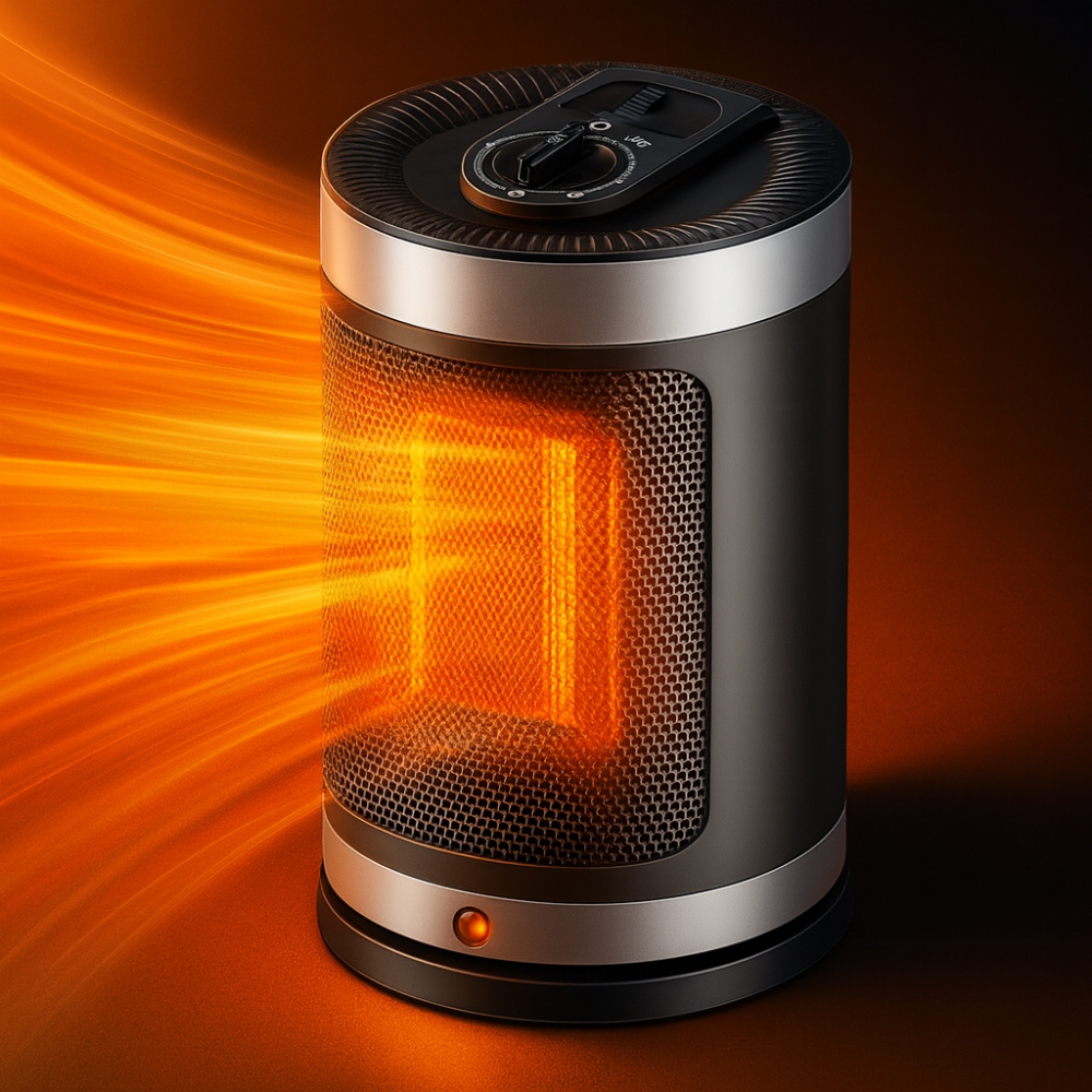 Kalsten | Electric Space Heater Ceramic Portable 900W Adjustable Thermostat