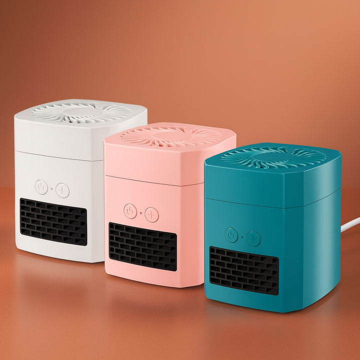 Portable Mini Desk Heater Fan ABS Square Design Noxord