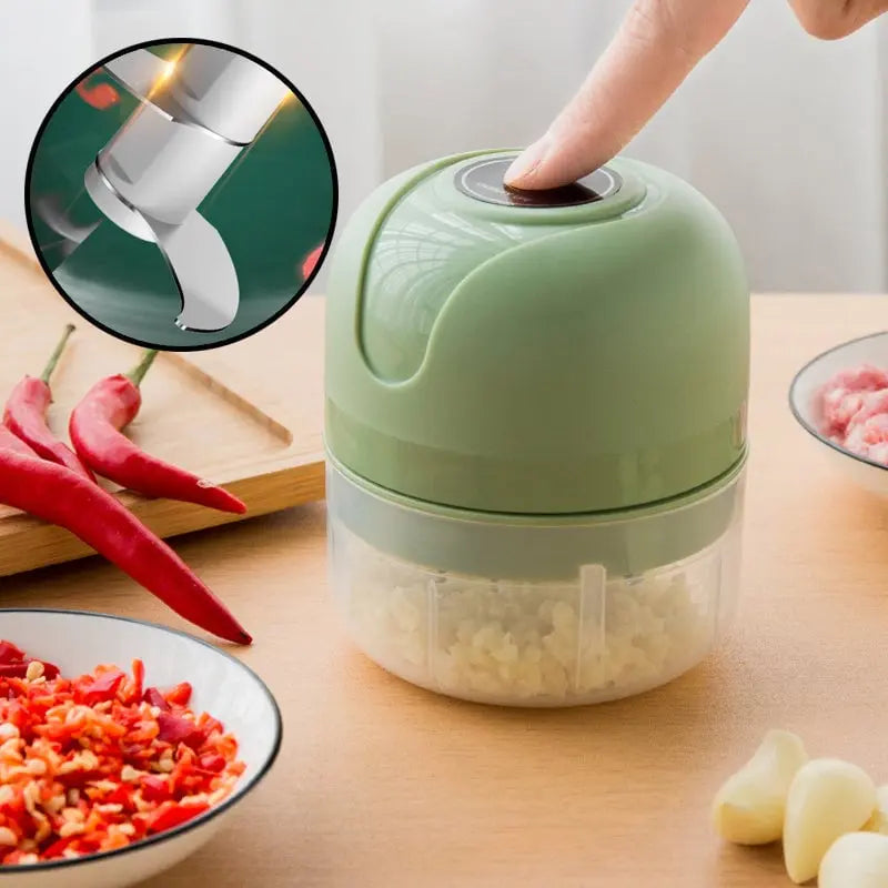 Kalsten | Electric Mini Food Chopper – USB rechargeable Garlic Chopper