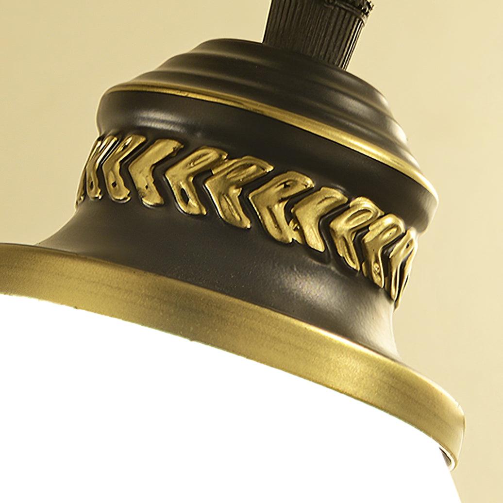 Empire New Age White Glass Pendant Light | Kalsten