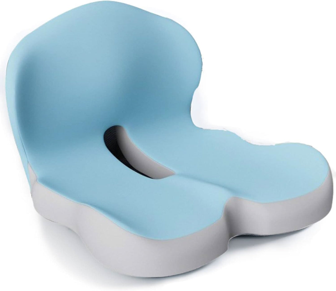 Noxord | ErgoComfort Seat Cushion – Ergonomic Memory Foam Cushion for Back Support and Comfort