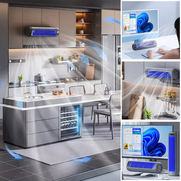 Portable Air Conditioner | Wall-Mountable, Fast Cooling & Long-Lasting Battery for Home and Office Use | Kalsten