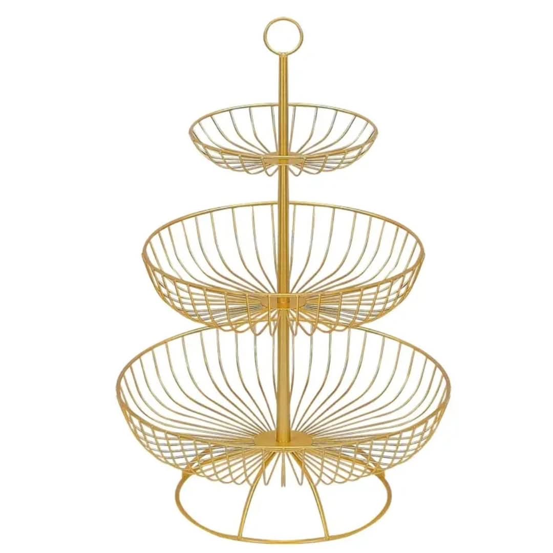 Luxury 3-Tier Fruit & Vegetable Storage Shelf