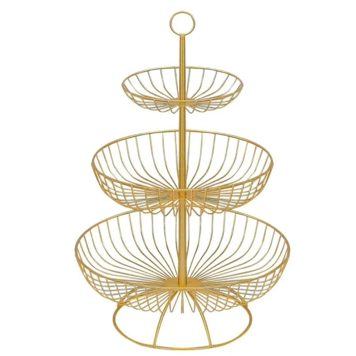 Luxury 3-Tier Fruit & Vegetable Storage Shelf
