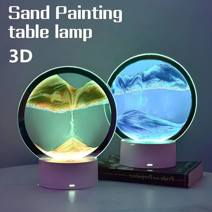 Enchanting Quicksand Art Lamp – Magical Animation Lighting for Any Interior Noxord