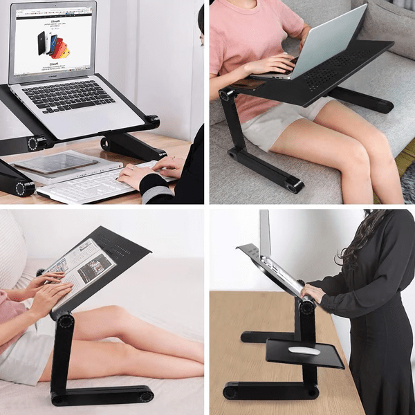 Kalsten | Laptop stand – Ergonomic & height-adjustable for healthy posture while working
