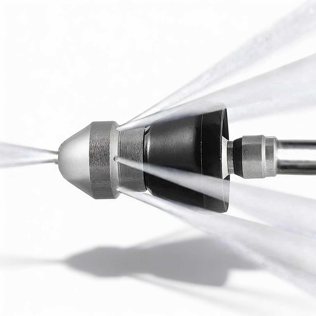 Noxord | High-Pressure Drain Jetting Nozzle – Stainless Steel Sewer Cleaning Sprayer for Fast Pipe Unblocking