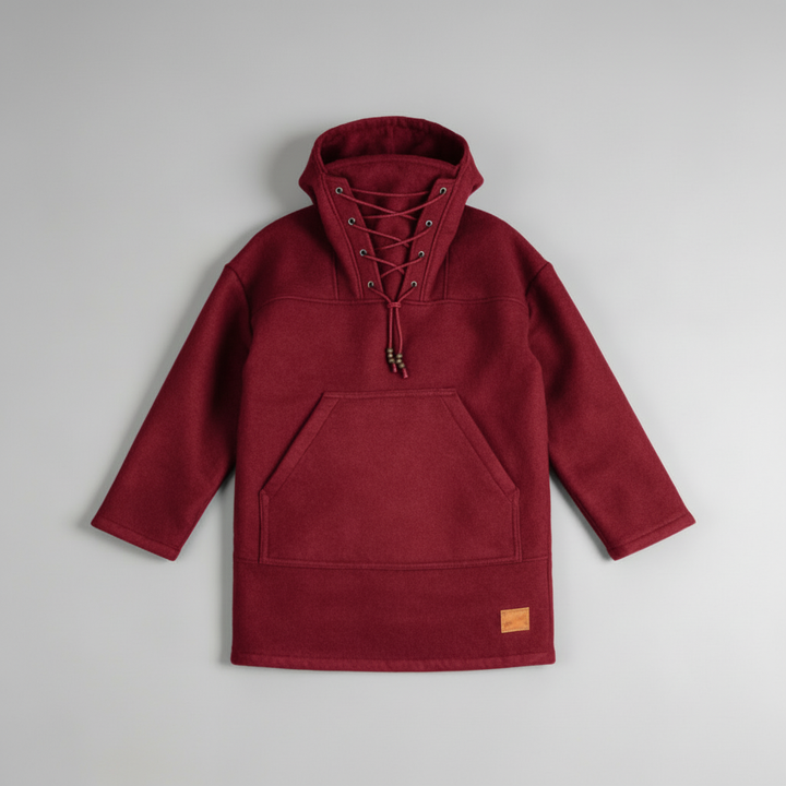 Kalsten | Boreal Windrak Woolanorak Jacket | 650g/m² Heavyweight Wool | 28-Micron Wind-Resistant Outerwear | Technical Hunting & Expedition Smock