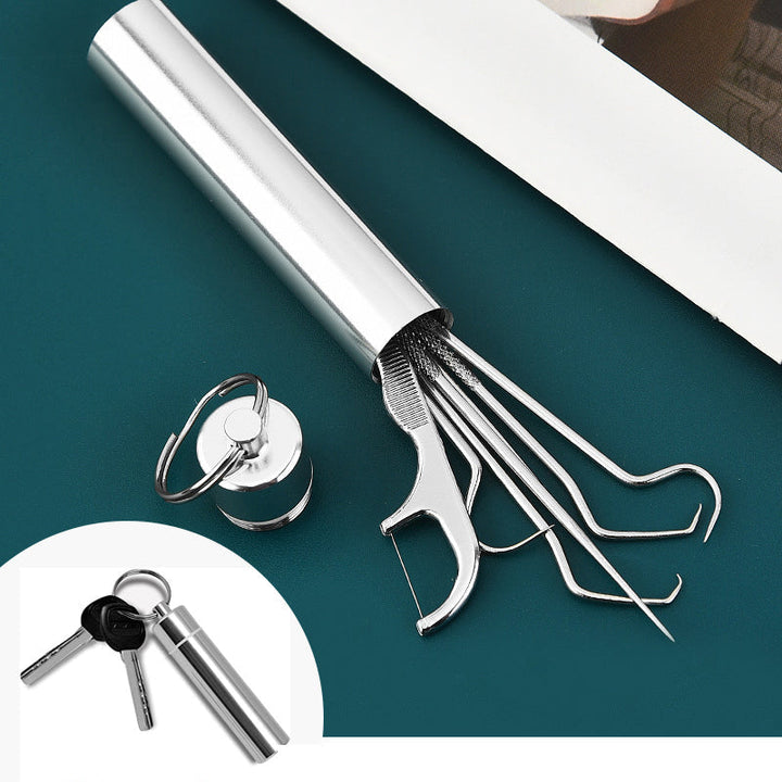 Stainless Steel Toothpick Set (7 pieces) | Kalsten