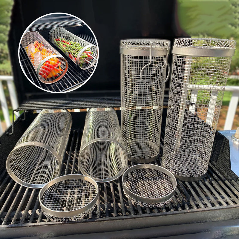 Cylindrical grill basket | Kalsten