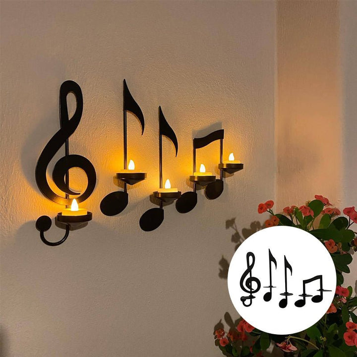 Elegant chandelier music note chic atmosphere | Kalsten
