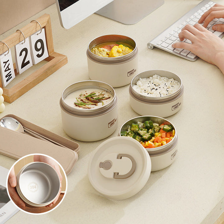 Leak-proof Lunch Box With Thermal Insulation In Stainless Steel | Kalsten