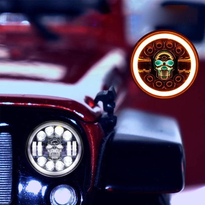 Noxord | 7 Inch Skull LED Headlight