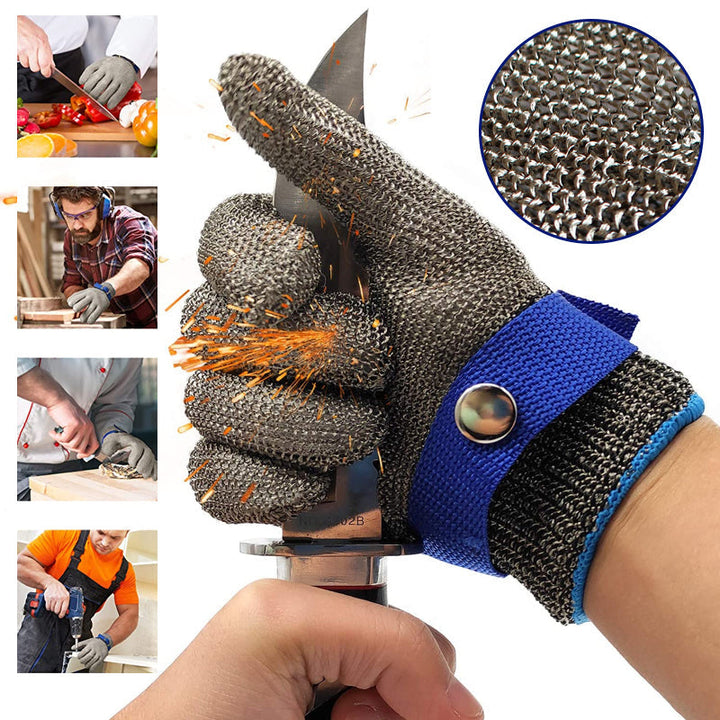 Kalsten | Stainless Steel Mesh Metal Laboratory Protective Gloves