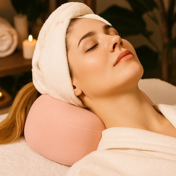 FaceEase | Face‑Down Pillow – Pressure Relief Support – Contoured Memory Foam – Ideal for Massage Beauty & Stomach Sleeping Kalsten