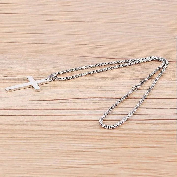 Kalsten | Men's Necklace with Stainless Steel Cross Pendant