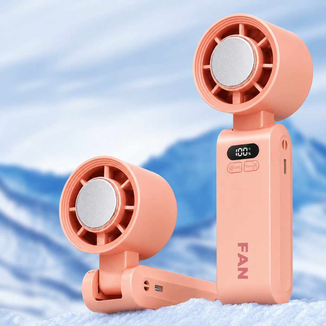 Personal Misting Fan for Outdoor Sports, Travel & Gym | Rechargeable, 3 Speeds, Instant Cooling Relief | Kalsten