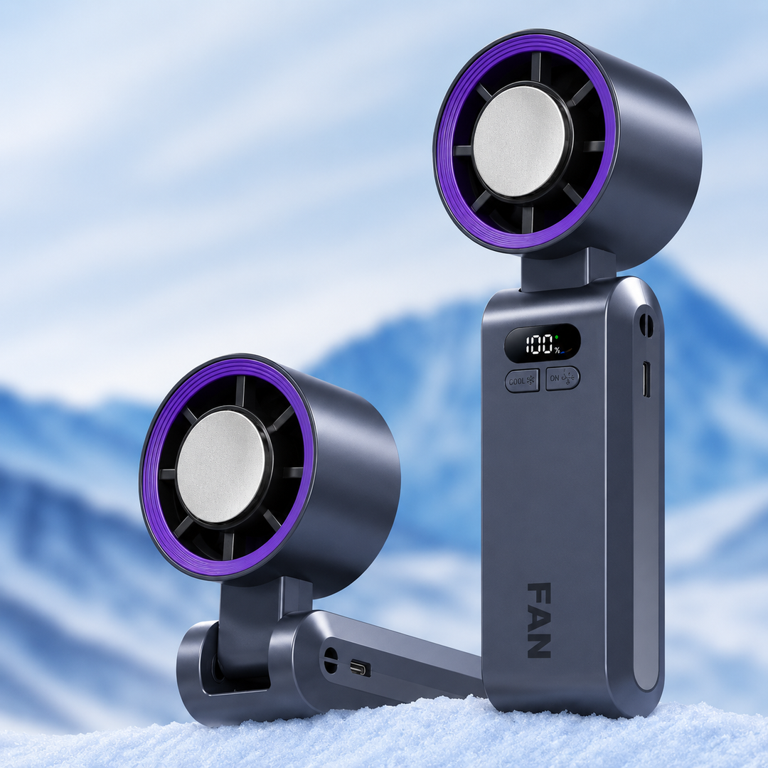 Handheld Portable Fan with Ice Cooler | Kalsten