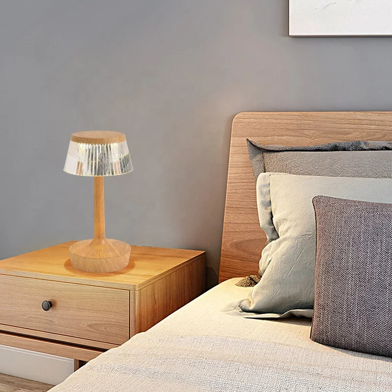 Crystal Pendant - Rechargeable Wireless Table Lamp Noxord