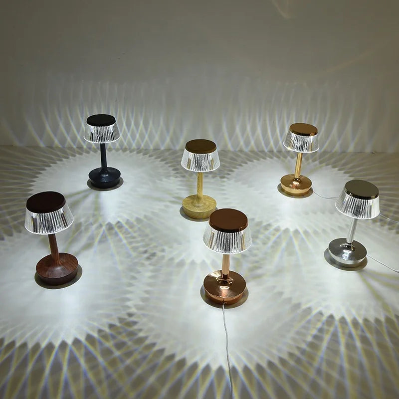 Crystal Pendant - Rechargeable Wireless Table Lamp Noxord