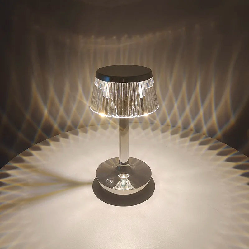 Crystal Pendant - Rechargeable Wireless Table Lamp Noxord