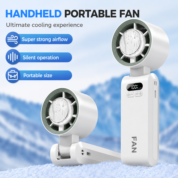 Handheld Portable Fan with Ice Cooler | Kalsten