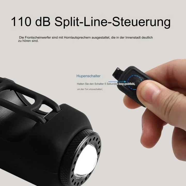 Electronic bicycle bell with LED light | Kalsten