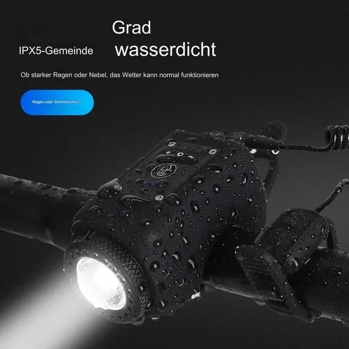 Electronic bicycle bell with LED light | Kalsten