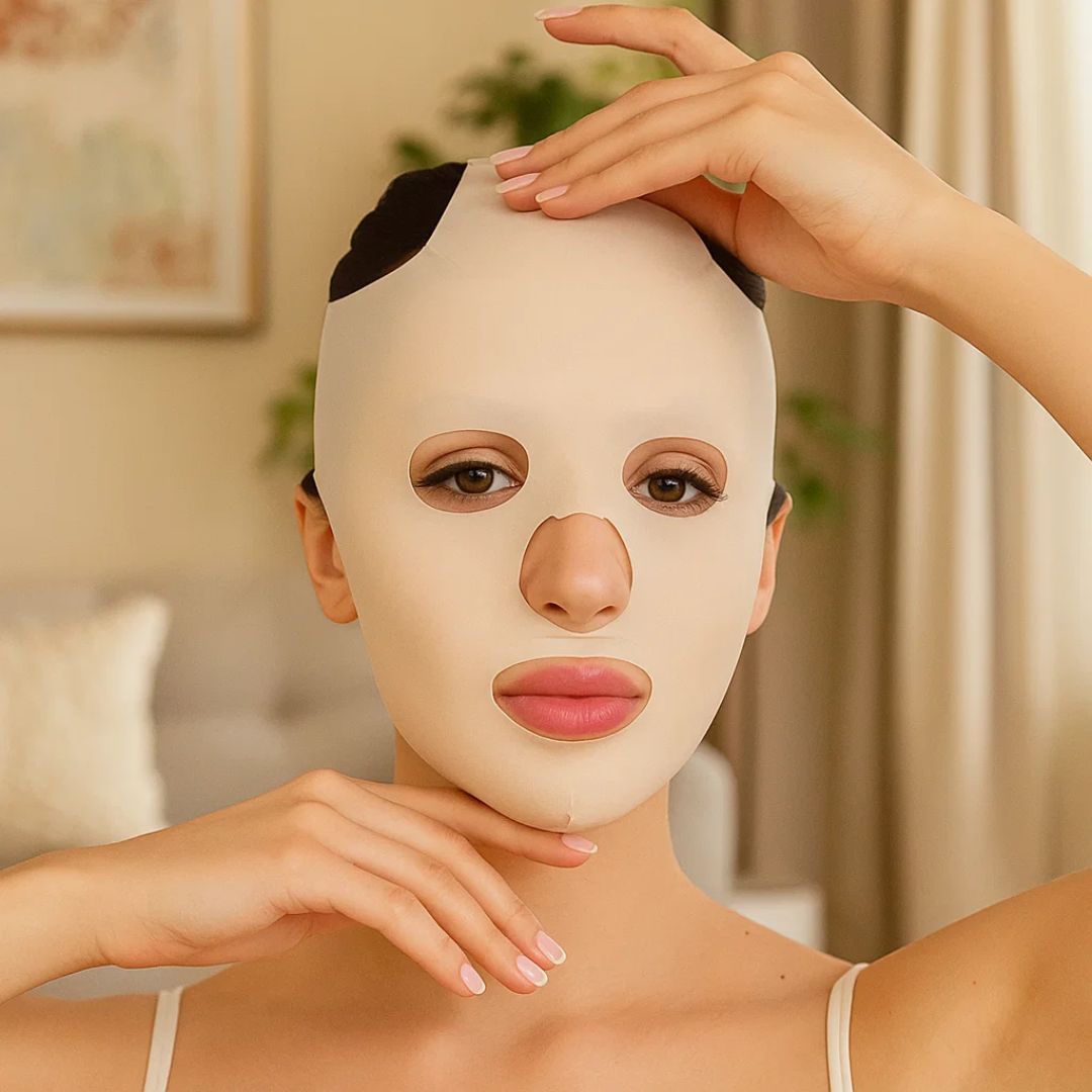 FirmLift | Anti‑Wrinkle Face Lift Mask – Reusable Compression – Soft Ergonomic Fit – Overnight Firming & Tightening for Mature Skin Noxord