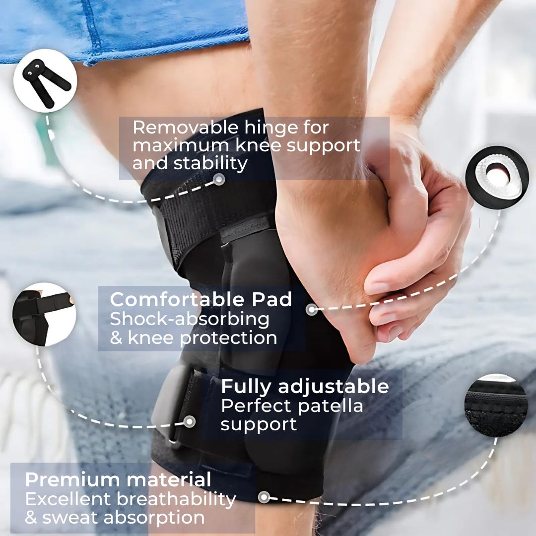 Noxord | ACL Knee Brace for Knee Support and Stability | Reduces Pain, Swelling, and Limits Motion | Ideal for Recovery and Injury Protection